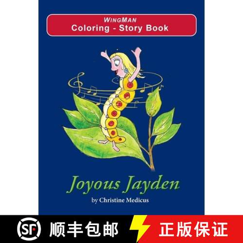 【3-4周达】Joyous Jayden - Coloring - Story Book [9781950768127]