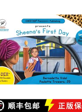 【3-4周达】C-DER (Cheetah Decodable & Early Readers) Set 6, Book 56, Sheena's First Day [9798330330966]