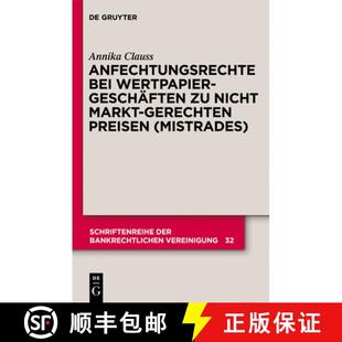 Preisen 9783110261530 Anfechtungsrechte nicht Wertpapiergeschäften 4周达 bei Mistrades marktgerechten