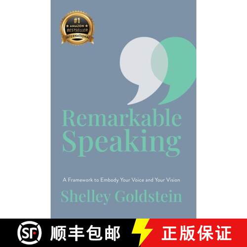 【3-4周达】Remarkable Speaking: A Framework to Embody Your Voice and Your Vision [9781956837414]