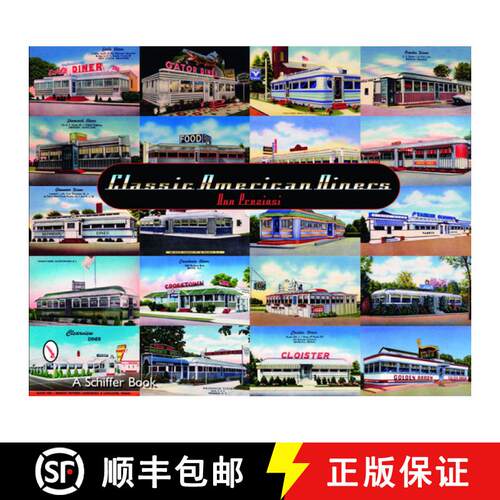 【3-4周达】精装 Classic American Diners: Collectible Postcards and Matchcovers: Collectible Postcards... [9780764326103]