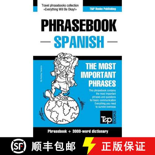【3-4周达】English-Spanish phrasebook and 3000-word topical vocabulary [9781784924508]