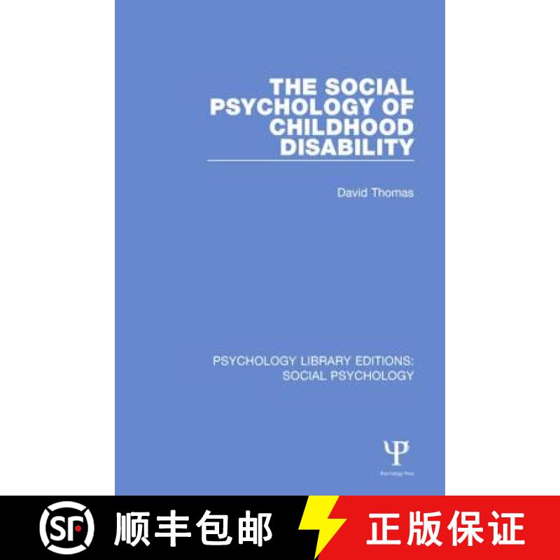 【3-4周达】The Social Psychology of Childhood Disability [9781138853294]