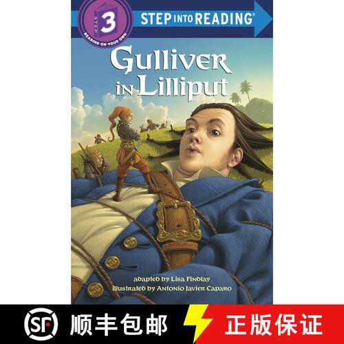 【3-4周达】Gulliver in Lilliput: Step Into Reading 3 [9780375865855]