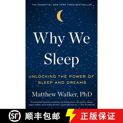 【3-4周达】Why We Sleep: Unlocking the Power of Sleep and Dreams [9781501144318]