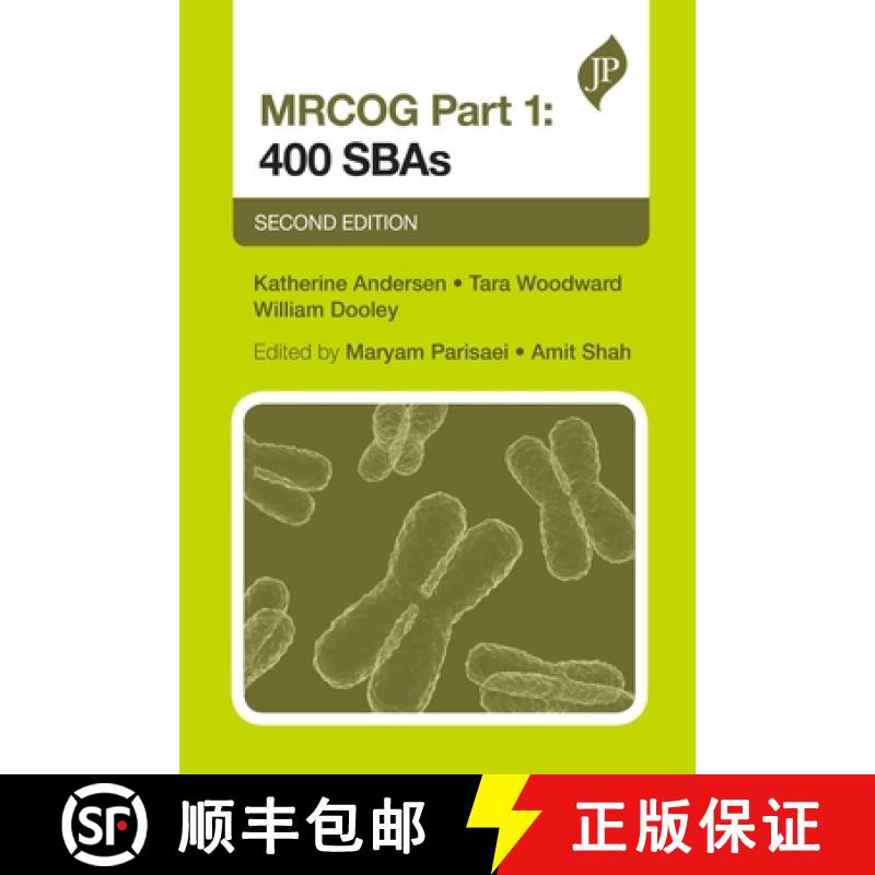 【2-3周达】MRCOG Part 1: 400 SBAs : Second Edition [9781909836464]