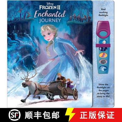 【4周达】Disney Frozen 2: Enchanted Journey[With Flashlight with 5 Buttons That Play Sounds][9781503747654]