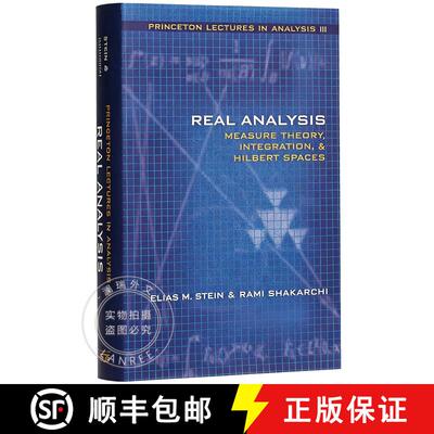 现货 精装 实分析 Real Analysis: Measure Theory, Integration, and Hilbert Spaces [9780691113869]