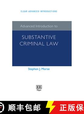 【3-4周达】Advanced Introduction to Substantive Criminal Law [9781789906813]