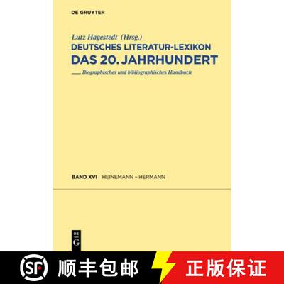 【3-4周达】精装 Deutsches Literatur-Lexikon. Das 20. Jahrhundert, Band 16, Heinemann - Henz [9783110231625]