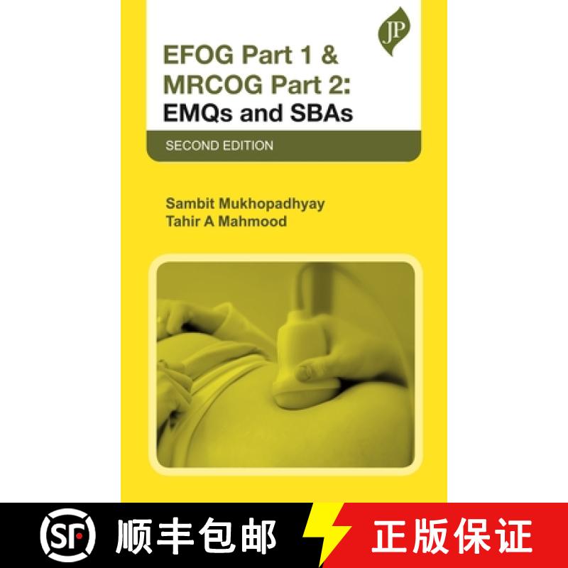 【3-4周达】EFOG Part 1 & MRCOG Part 2: EMQs and SBAs [9781787791657]