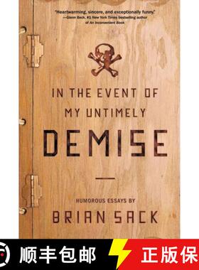 【3-4周达】In the Event of My Untimely Demise: Twenty Things My Son Needs to Know [9780061671722]