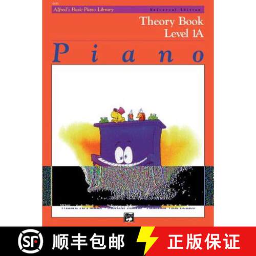 【3-4周达】Alfred's Basic Piano Course Theory, Bk 1a [9780739012611]