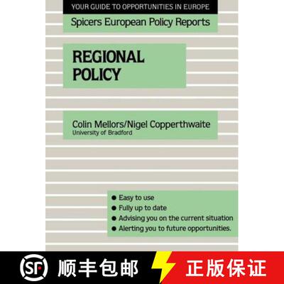 【3-4周达】SPICERS,REGIONAL POLICY [9780415038287]