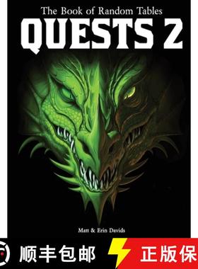 【3-4周达】The Book of Random Tables: Quests 2: 1000 Adventure Ideas for Fantasy Tabletop Role-Playin... [9781952089077]