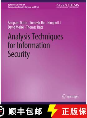 【3-4周达】Analysis Techniques for Information Security [9783031012068]