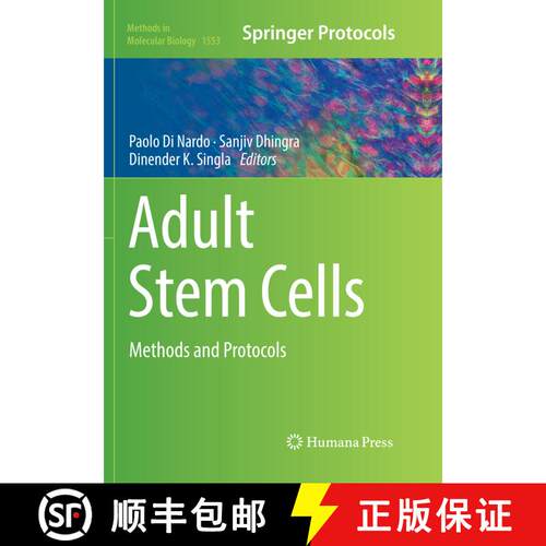 【3-4周达】Adult Stem Cells : Methods and Protocols (Softcover reprint of the original 1st ed. 2017) [9781493982936]