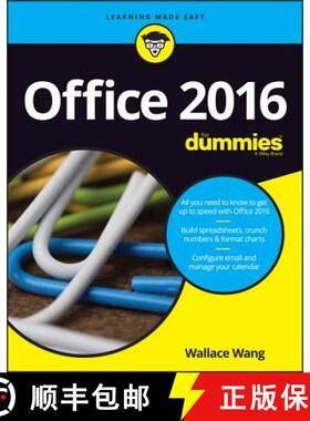 【3-4周达】Office 2016 For Dummies [Wiley计算机] [9781119293477]