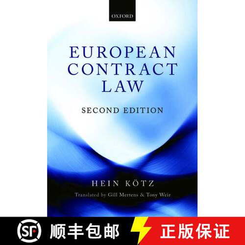 【3-4周达】精装 European Contract Law (UK) [9780198800040]