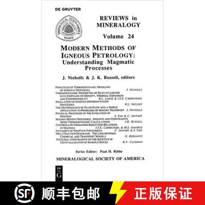【2-3周达】Modern Methods of Igneous Petrology: Understanding Magmatic Processes [9780939950294]
