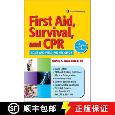 【3-4周达】First Aid, Survival, and CPR – Home and Field Pocket Guide [9780803621824]