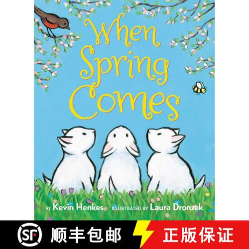 【3-4周达】When Spring Comes Board Book : An Easter And Springtime Book For Kids [9780062741660]