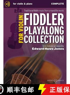 【3-4周达】Fiddler Playalong Collection for Violin Book 2: Traditional fiddle music from around the w... [9781784547226]