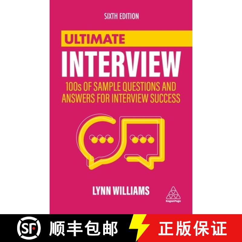 【3-4周达】Ultimate Interview: 100s of Sample Questions and Answers for Interview Success [9781398602151]