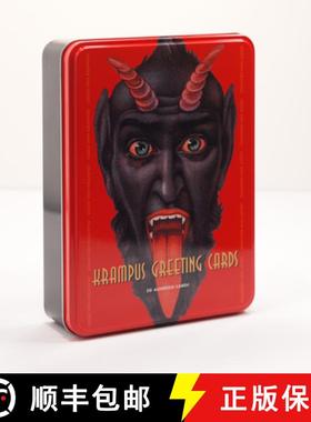 【3-4周达】Krampus Greeting Cards Set One: 20 Assorted Cards in Deluxe Tin [9780867197785]
