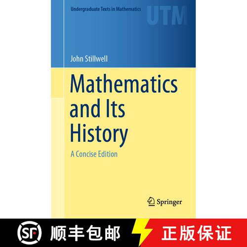 【3-4周达】精装 Mathematics and Its History: A Concise Edition (1st ed. 2020) [9783030551926]