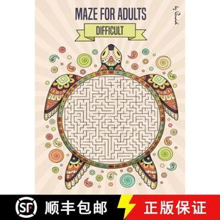 for puzzle Maze and 9781291329063 Mazes Adults 3周达 adults book Difficult Labyrinth... 150