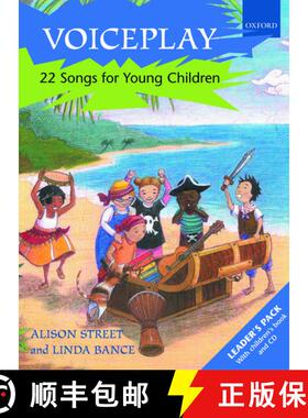 【3-4周达】Voiceplay: 22 Songs for Young Children (Pack (leader's book, CD, children's book)) (Pack (... [9780193210608]