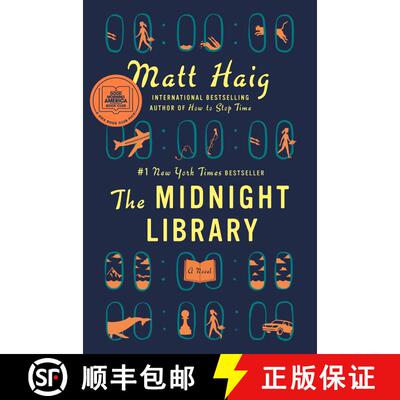 【3-4周达】精装 午夜图书馆 美版精装 The Midnight Library [9780525559474]