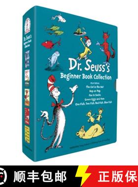 【3-4周达】Dr. Seuss's Beginner Book Boxed Set Collection: The Cat in the Hat; One Fish Two Fish Red ... [9780375851568]