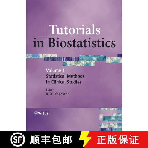 【3-4周达】精装 Tutorials In Biostatistics V 1 - Statistical Methods In Clinical Studies [Wiley统计学] [9780470023655]