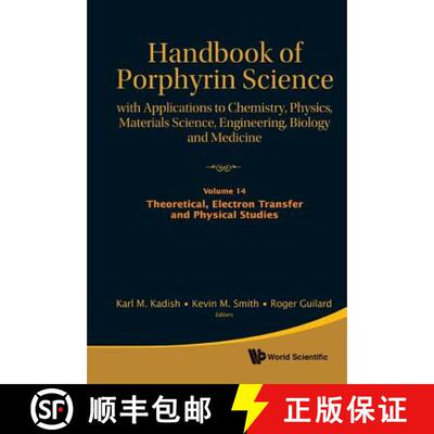 【3-4周达】精装 Handbook Of Porphyrin Science: With Applications To Chemistry, Physics, Materials Sci... [9789814322362]
