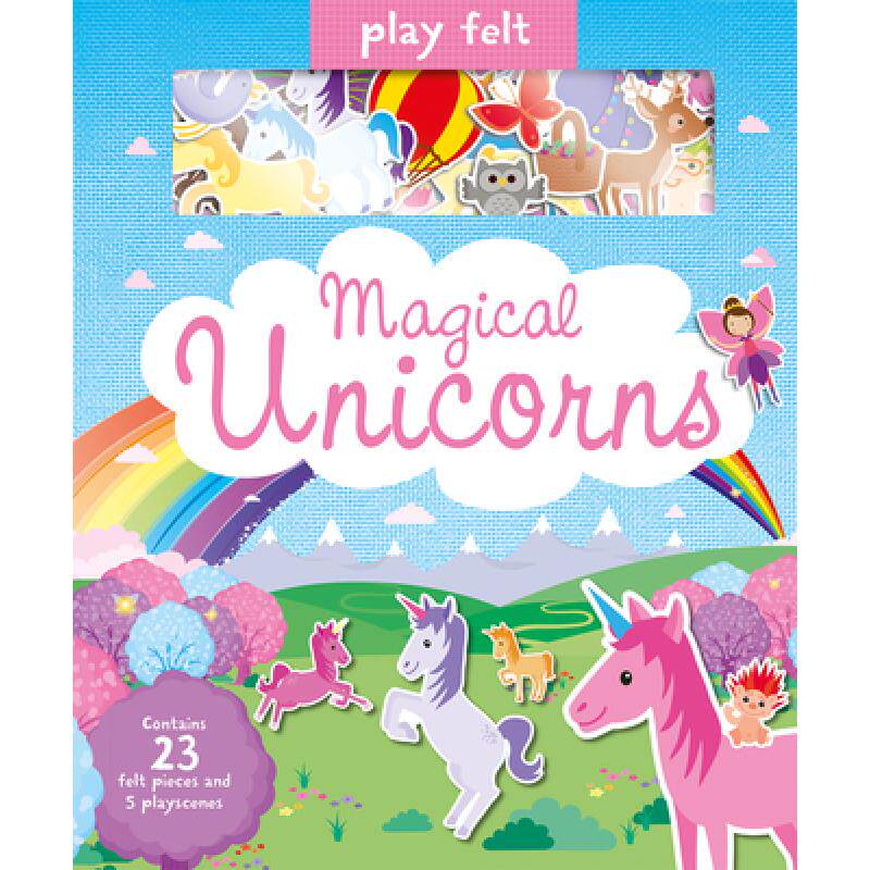 预订 play felt magical unicorns [9781789584202]