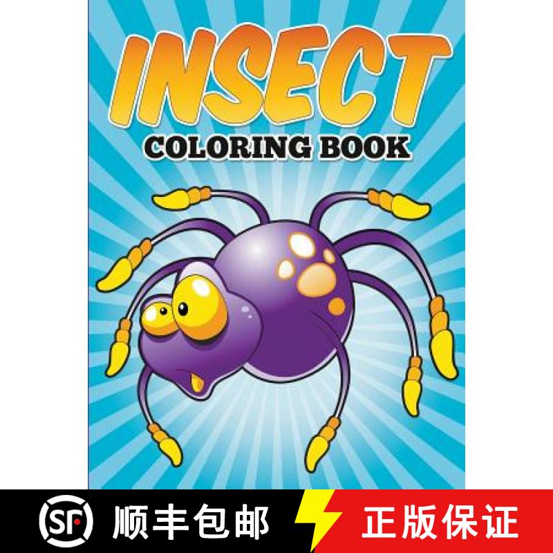 【3-4周达】Insect Coloring Book [9781682120637]