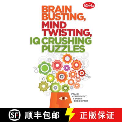 【3-4周达】Brain Busting, Mind Twisting, IQ Crushing Puzzles [9781936140619]