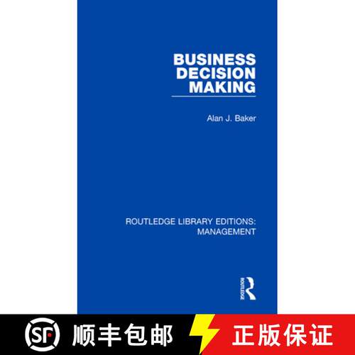 【3-4周达】BUSINESS DECISION MAKING (RLE, MANA [9781138564480]