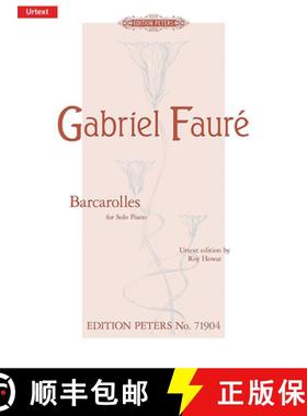 【3-4周达】Barcarolles for Piano: Urtext [9790577087573]