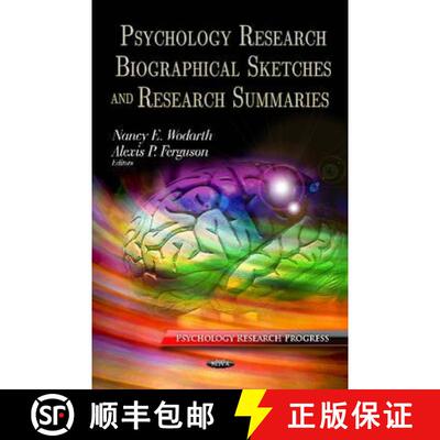 【3-4周达】Psychology Research Biographical Sketches and Research Summaries [9781614704911]