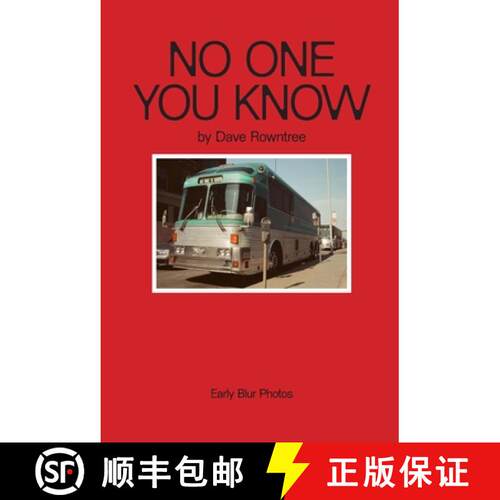 【3-4周达】精装 No One You Know: Dave Rowntree's Early Blur Photos [9781917163279]