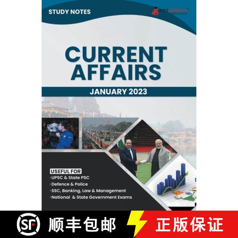 【3-4周达】Study Notes for Current Affairs January 2023 - Useful for UPSC, State PSC, Defence, Police... [9789355566515]