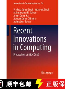 【3-4周达】Recent Innovations in Computing : Proceedings of ICRIC 2020 [9789811582967]