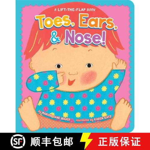 【3-4周达】Toes, Ears, & Nose!: A Lift-the-Flap Book (Reissue) [9798347117147]