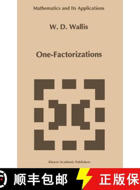 【3-4周达】One-Factorizations [9780792343233]