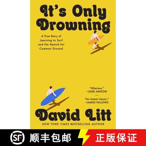 【3-4周达】精装 It's Only Drowning : A True Story of Learning to Surf and the Search for Common Ground [9781668035351]