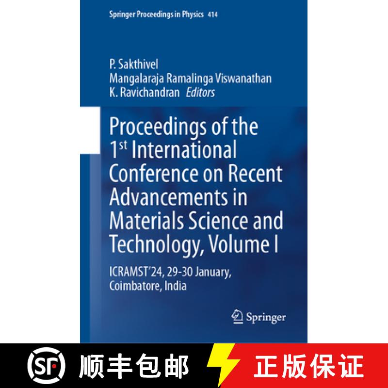 【3-4周达】Proceedings of the 1st International Conference on Recent Advancements in Materials Scienc... [9783031699696]