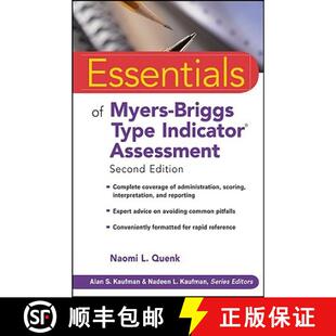 Essentials 9780470343906 Wiley心理学 Indicator 4周达 Assessment Myers Edition Briggs Second Type